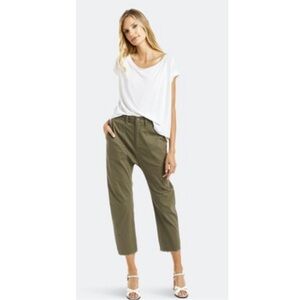 Secret Mission High Rise Sunday (Sadie) Pants. In Olive Green.